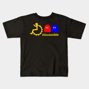 #Accessible Pacman Kids T-Shirt